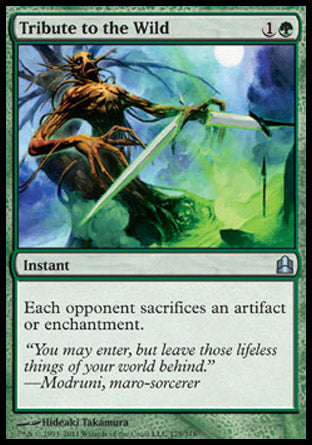 Tribute to the Wild (Commander) Light Play