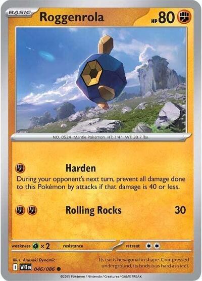 Roggenrola (SV: White Flare) Light Play