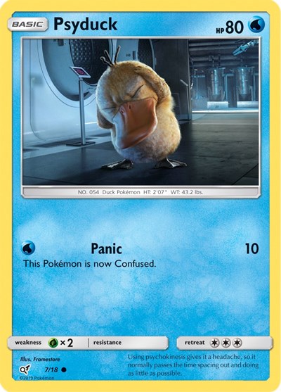 Psyduck (Holo Common) (Detective Pikachu) Medium Play Holofoil