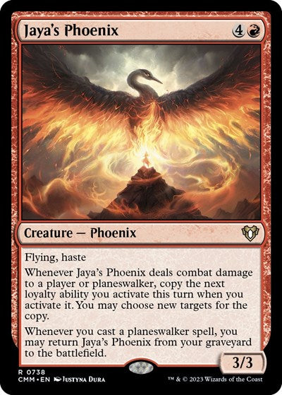 Jaya's Phoenix (Commander Masters) Light Play