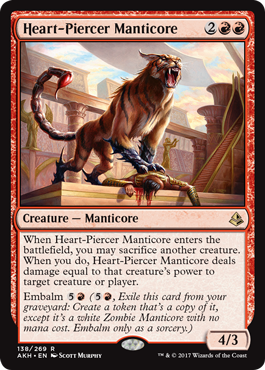 Heart-Piercer Manticore (Amonkhet) Light Play