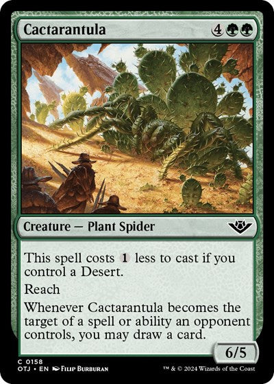 Cactarantula (Outlaws of Thunder Junction) Light Play Foil