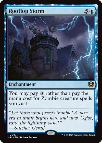 Rooftop Storm (Innistrad Remastered) Light Play