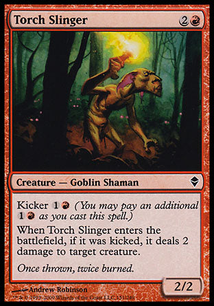 Torch Slinger (Zendikar) Near Mint Foil
