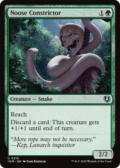 Noose Constrictor (Innistrad Remastered) Light Play Foil