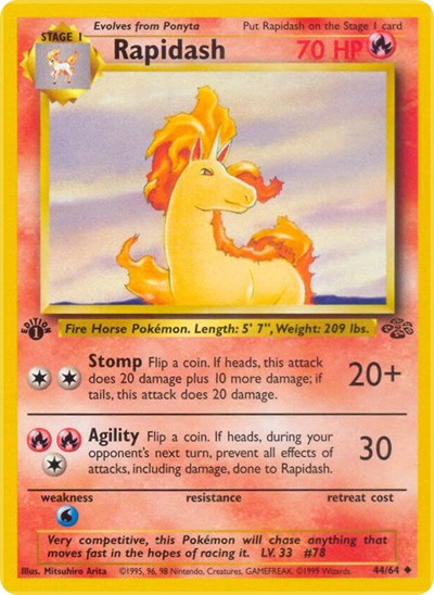 Rapidash (Jungle) Damaged / Poor Unlimited