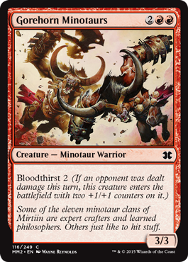 Gorehorn Minotaurs (Modern Masters 2015) Light Play