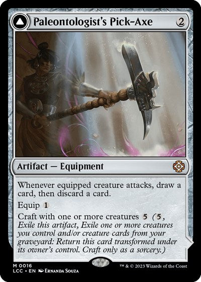 Paleontologist's Pick-Axe (Commander: The Lost Caverns of Ixalan) Light Play