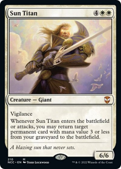 Sun Titan (Commander: Streets of New Capenna) Light Play
