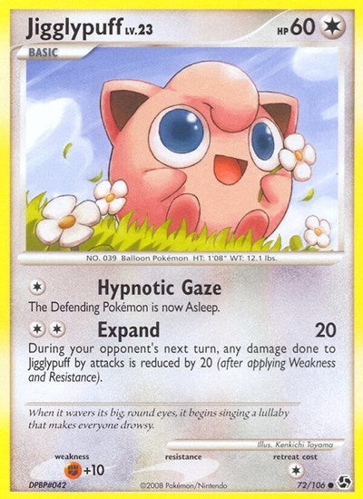 Jigglypuff (Great Encounters) Light Play Reverse Holofoil