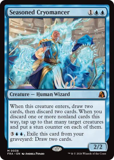 Seasoned Cryomancer (Reality Fracture) Light Play Foil