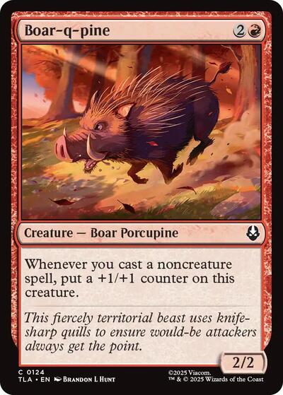Boar-q-pine (Avatar: The Last Airbender) Light Play