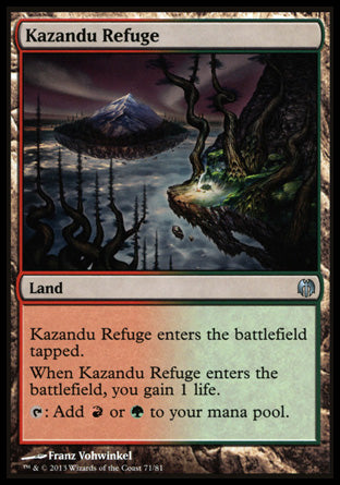 Kazandu Refuge (Duel Decks: Heroes vs Monsters) Light Play
