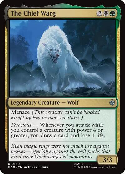The Chief Warg (The Hobbit) Light Play