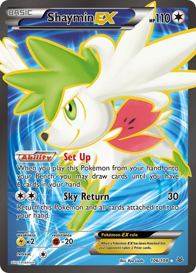 Shaymin EX (106 Full Art) (XY - Roaring Skies) Light Play Holofoil
