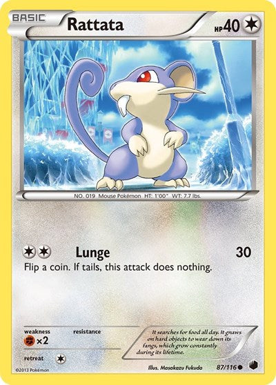 Rattata (Plasma Freeze) Damaged / Poor