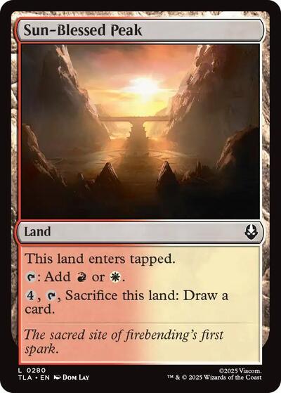 Sun-Blessed Peak (Avatar: The Last Airbender) Light Play Foil