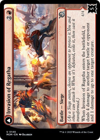 Invasion of Regatha (March of the Machine) Light Play Foil