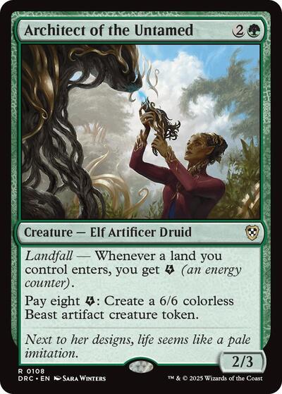 Architect of the Untamed (Commander: Aetherdrift) Light Play