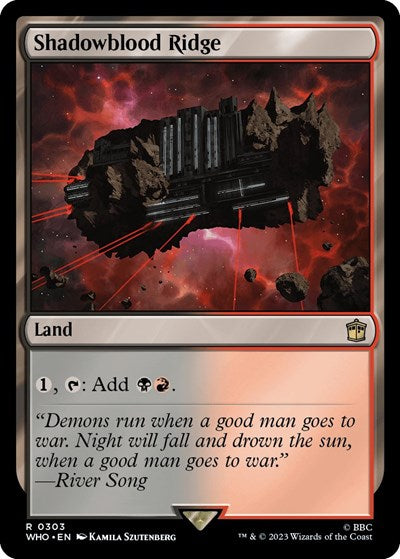 Shadowblood Ridge (Universes Beyond: Doctor Who) Light Play