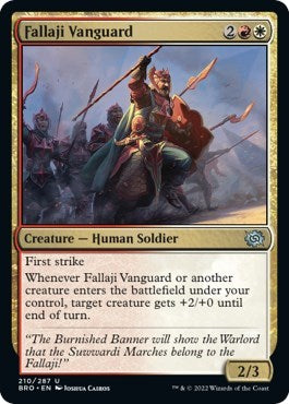 Fallaji Vanguard (The Brothers' War) Damaged / Poor