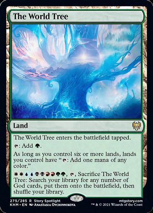 The World Tree (Kaldheim) Light Play Foil
