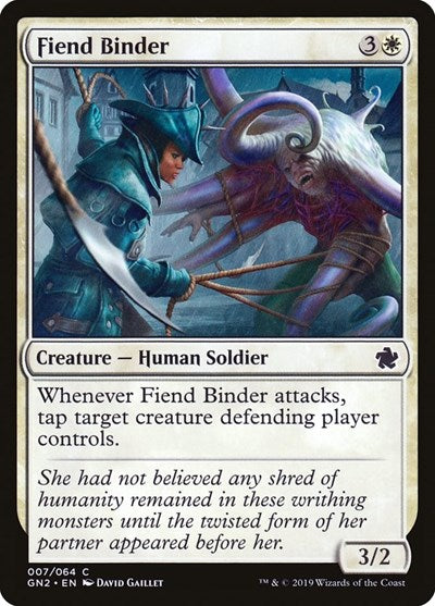 Fiend Binder (Magic Game Night 2019) Light Play
