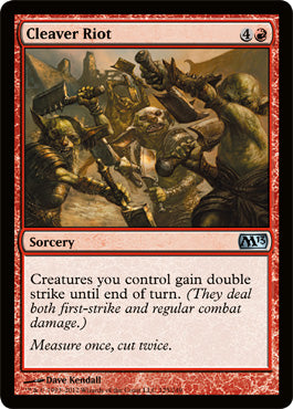 Cleaver Riot (Magic 2013 Core Set) Medium Play