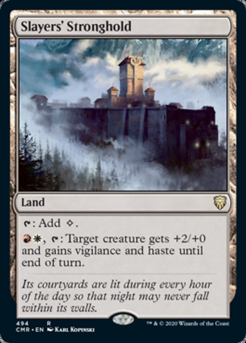 Slayers' Stronghold (Commander 2020 Commander Legends) Light Play