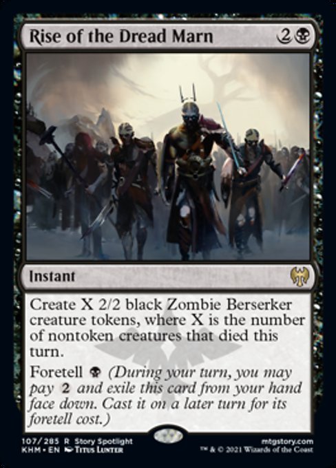 Rise of the Dread Marn (Kaldheim) Light Play