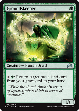 Groundskeeper (Shadows Over Innistrad) Light Play