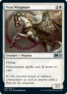 Vryn Wingmare (Magic 2021 Core Set) Light Play