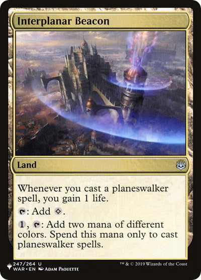 Interplanar Beacon (The List) Light Play