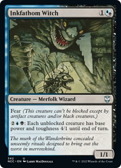 Inkfathom Witch (Commander: Streets of New Capenna) Light Play
