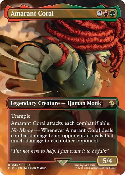 Amarant Coral (Borderless) (Commander: FINAL FANTASY) Near Mint Foil