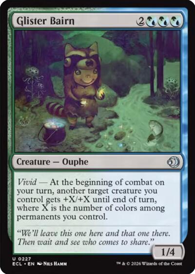Glister Bairn (Lorwyn Eclipsed) Light Play Foil