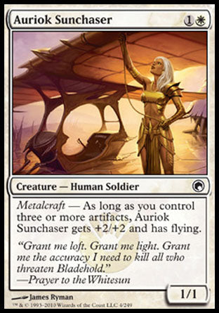 Auriok Sunchaser (Scars of Mirrodin) Light Play
