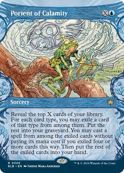 Portent of Calamity (Showcase) (Bloomburrow) Light Play Foil