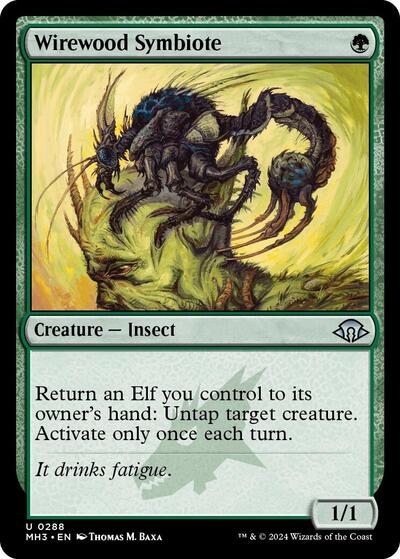 Wirewood Symbiote (Modern Horizons 3) Light Play