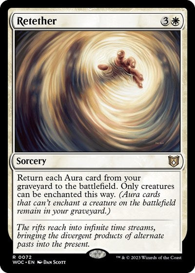 Retether (Commander: Wilds of Eldraine) Light Play