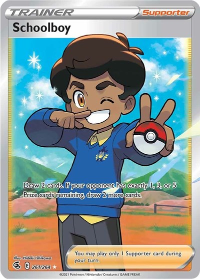 Schoolboy (Full Art) (SWSH08: Fusion Strike) Light Play Holofoil