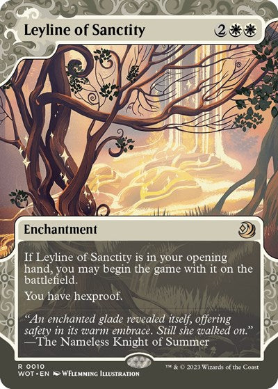 Leyline of Sanctity (Wilds of Eldraine: Enchanting Tales) Light Play
