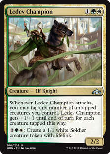 Ledev Champion (Guilds of Ravnica) Light Play