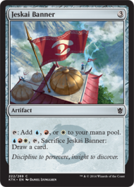 Jeskai Banner (Khans of Tarkir) Light Play