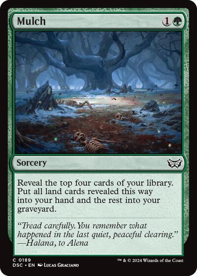 Mulch (Commander: Duskmourn: House of Horror) Light Play