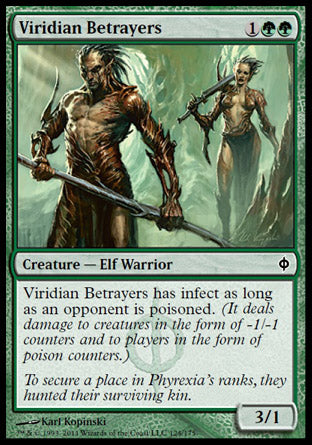 Viridian Betrayers (New Phyrexia) Medium Play