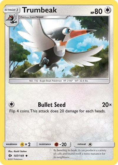 Trumbeak (SM Base Set) Medium Play