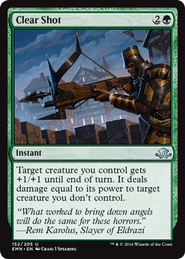 Clear Shot (Eldritch Moon) Light Play Foil