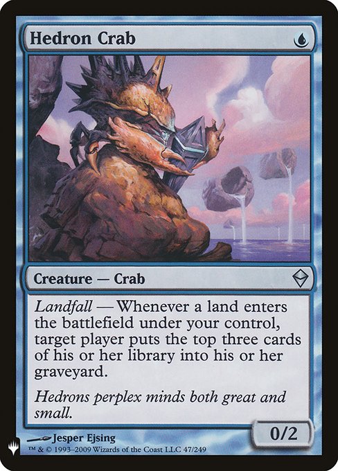 Hedron Crab (Mystery Booster) Light Play