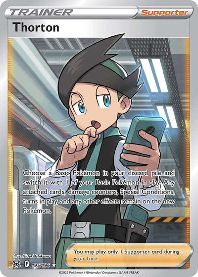 Thorton (Full Art) (SWSH11: Lost Origin) Light Play Holofoil